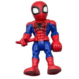 Playskool Marvel Super Hero Adventures spiderman 5" Figure Toy plastic READ